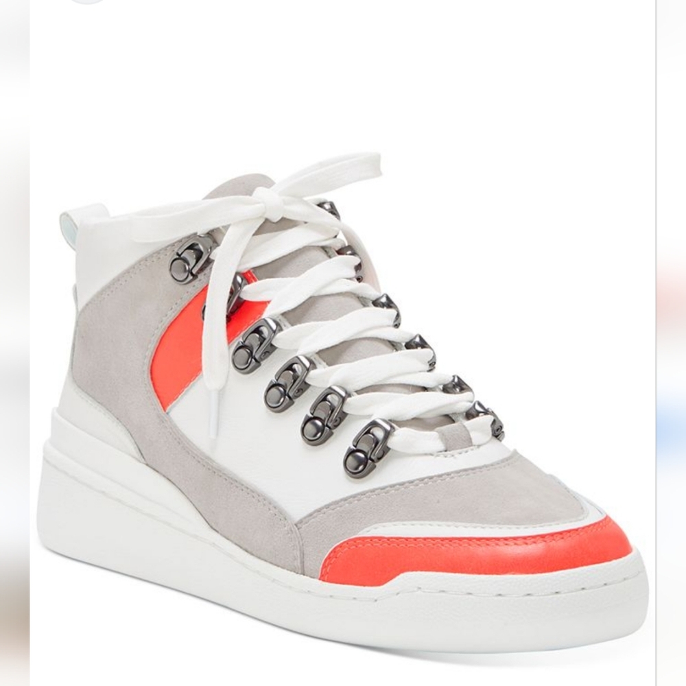 Vince Camuto Women's Sneakers in Gray and Orange